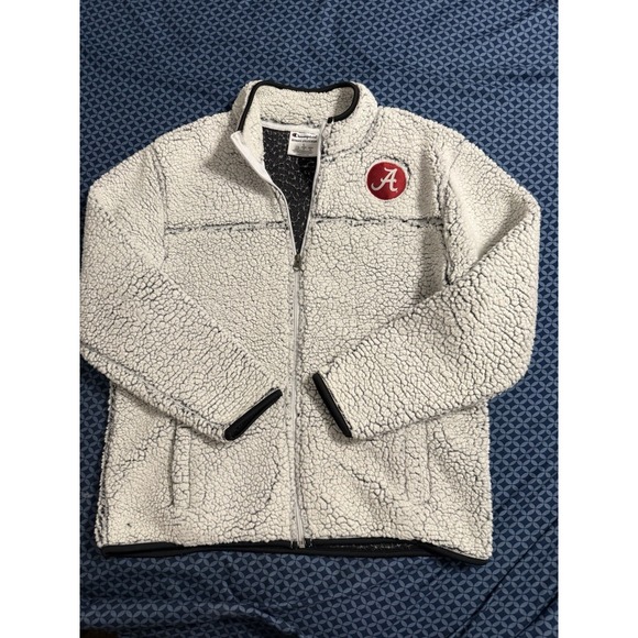 Champion Jackets & Blazers - Champion Alabama Crimson Tide University of Alabama Sherpa Jacket White Size L